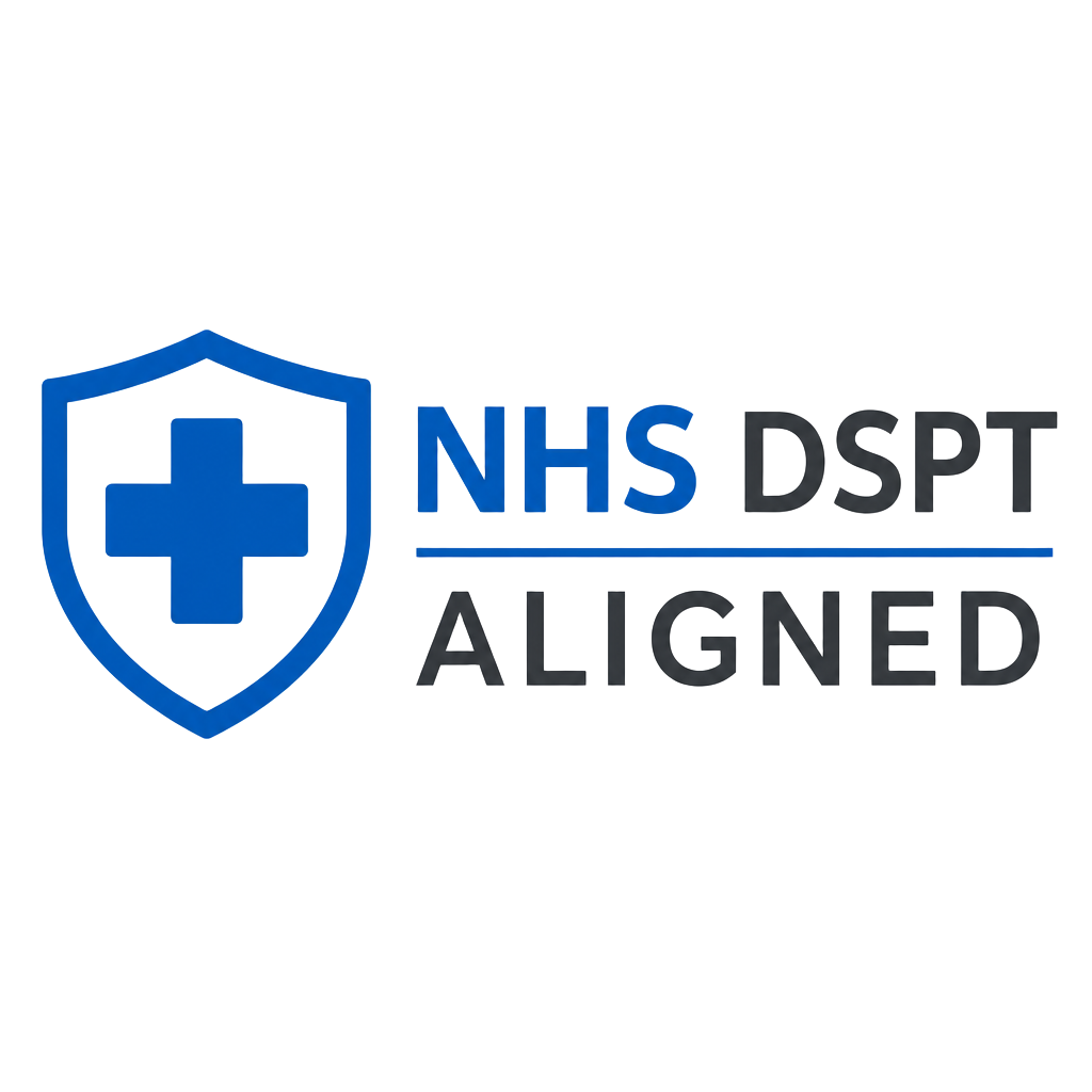 NHS DSPT Aligned badge